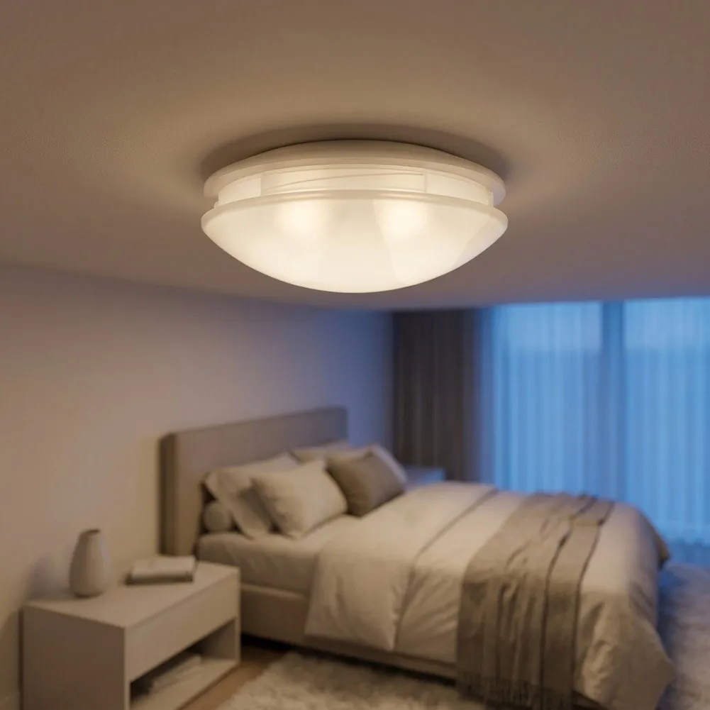 For Acrylic Round Light Cover for Ceiling Fans and Chandeliers 197 47 218mm White Compatible with Dome Fixtures