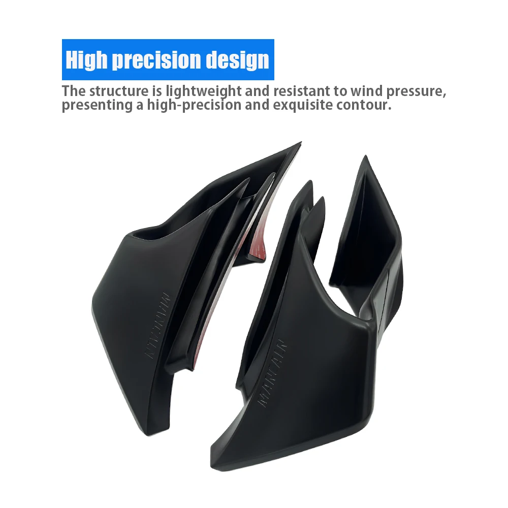 For YAMAHA YZF-R6 YZFR6 YZFR6 2017-2022 ABS Motorcycle Front Fairing Fixed wind Wing Spoiler Aerodynamic Winglets Protection kit