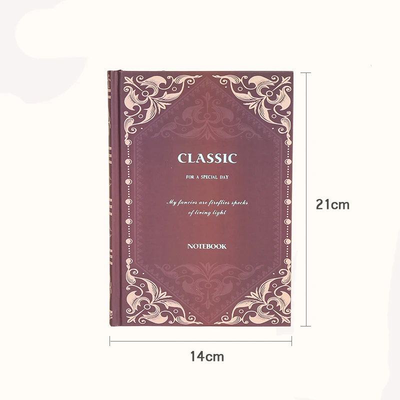 Classic Magic Travel Diary Book Old Style Hardbound Notebook Business Office Work European Style Notepad Stationery Gift 100gms