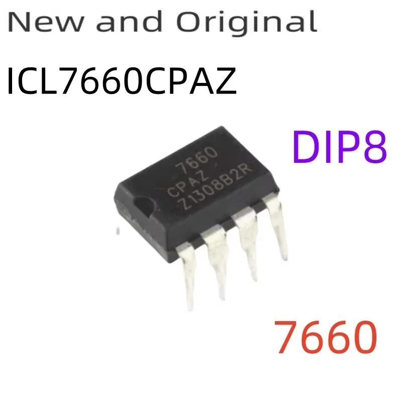 

New and Original ICL7660CPAZ 7660 DIP8 CMOS Voltage Converters