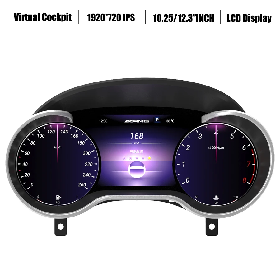 Digital Instrument Cluster Virtual Cockpit For Mercedes Benz GLE/GLS/ML/GL/R/G-Class W164 X164 W166 X166 W251 W463 Speedometer