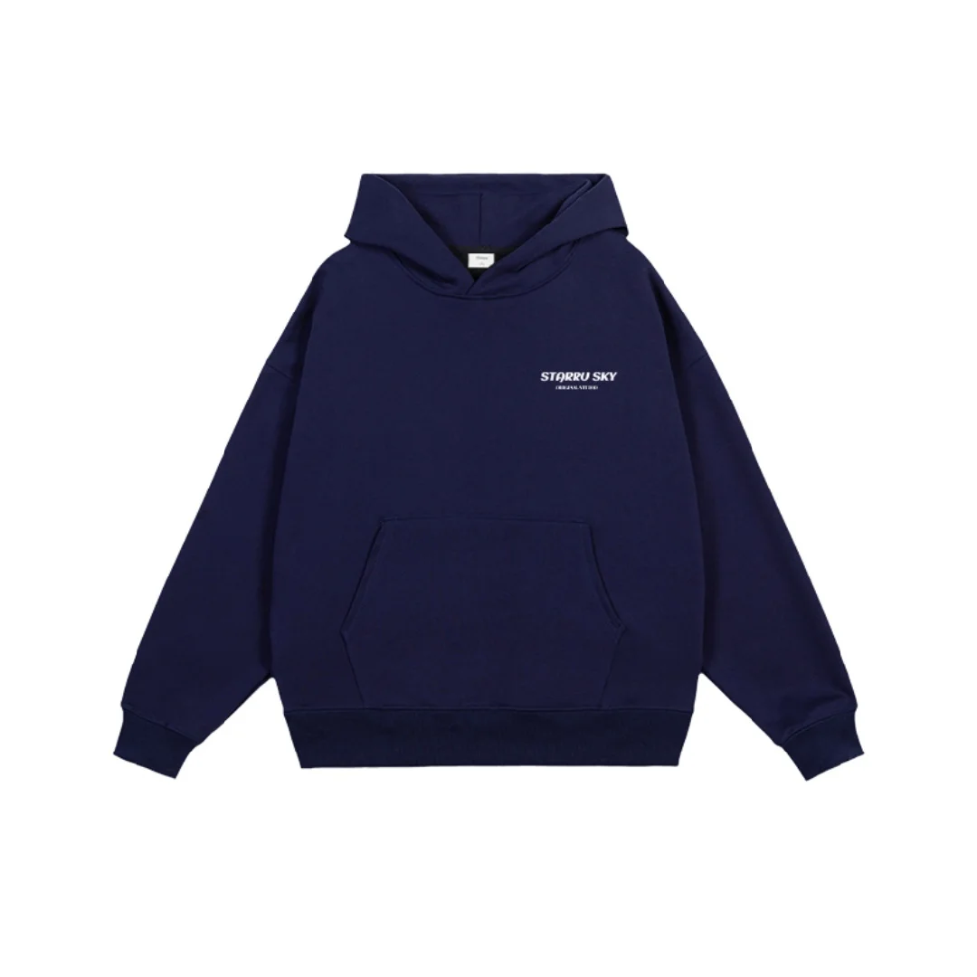 Uma marca na moda carta gráfica hoodie puro algodão primavera e outono luxo nicho marca moda masculina e feminina y2k hoodie