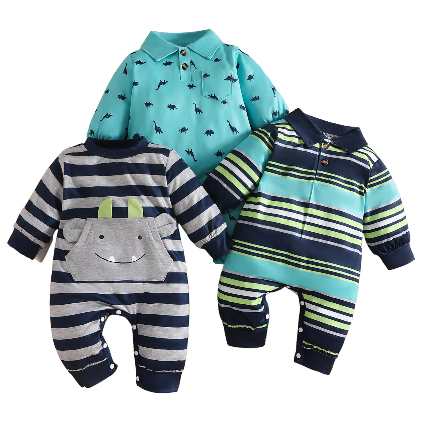 

Одежда для скалолазания для маленьких мальчиков из 3 предметов, удобная мягкая и модная майка с мультяшным принтом для малышей 3, 6 месяцев