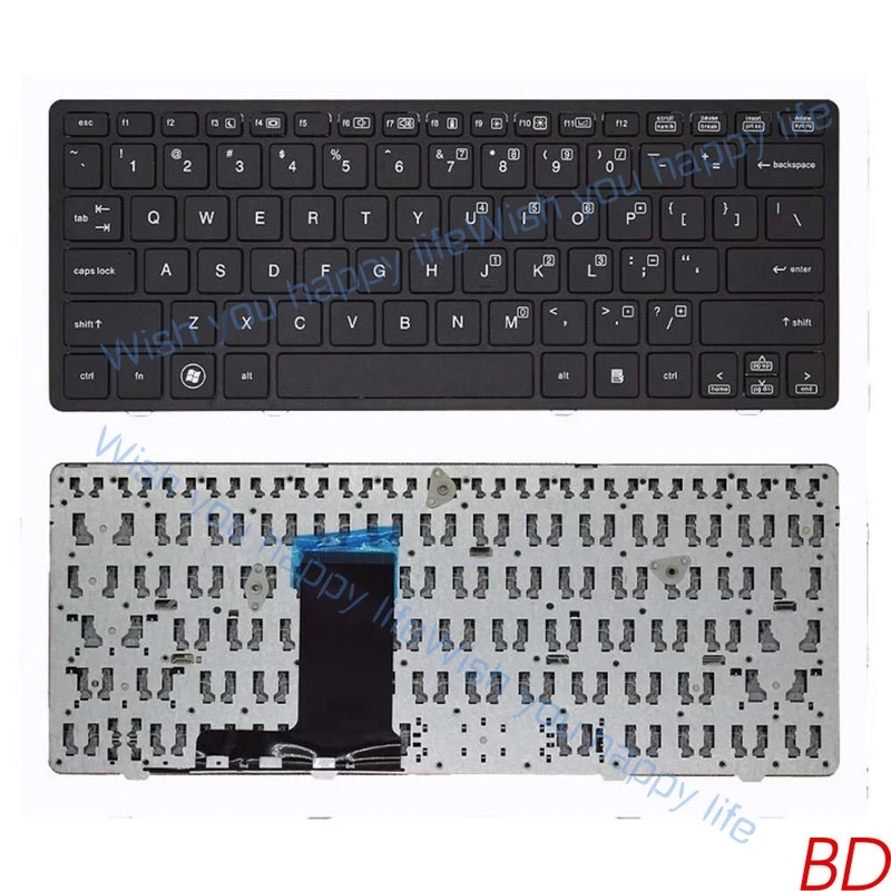 L... Laptop Keyboard English Keyboard For HP Elitebook 2560 2560P 2570 2570P