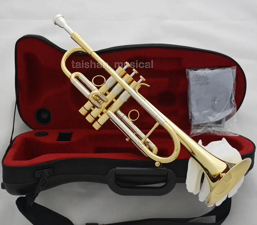 

Heavy Lacquered Trumpet Horn With Monel Valve BY WEIBSTER Musical WTR-795