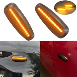2 pieces Dynamic Blinker For Hyundai i30 CW Hatchback Estate (FD) Euro Carens 2007-2011 LED Turn Signal Lamp Side Marker Light