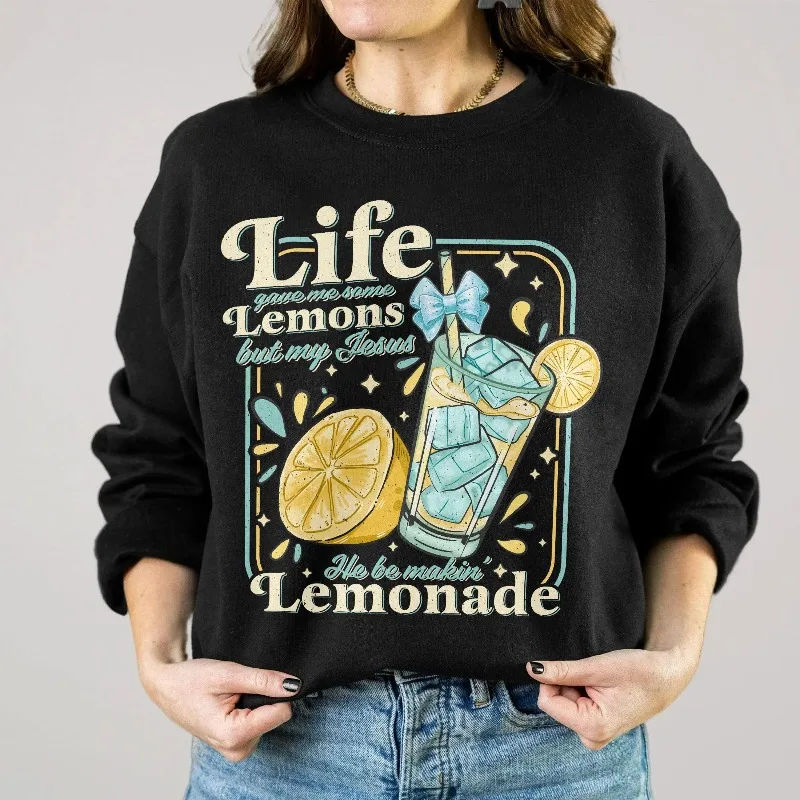 Life Gave Me Some Lemons Sweater, My Jesus Make Lemonade Sweatshirt, Child of God, Faith T-shirts, Christian Inspired Hoodie