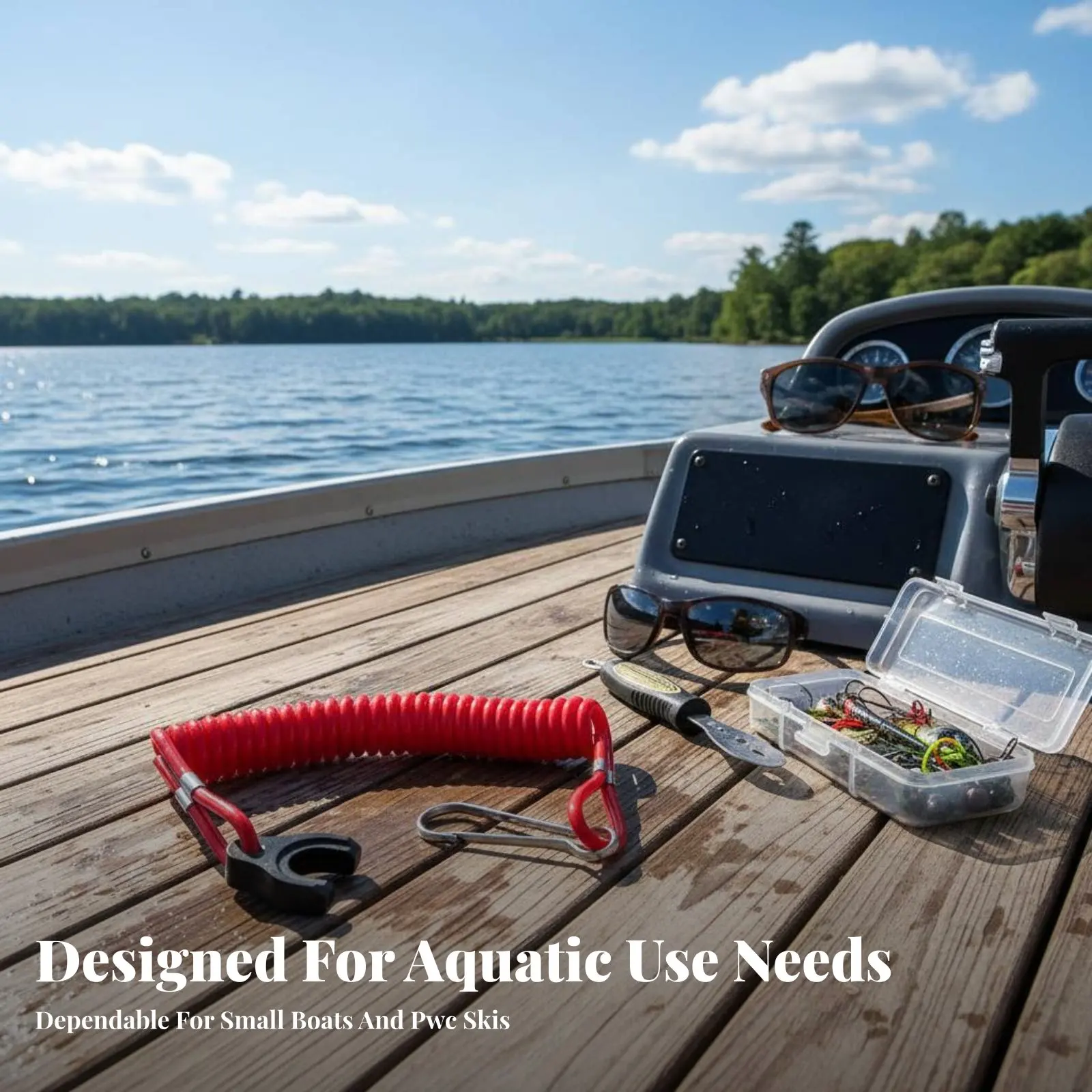 

Universal Safety Cutoff Lanyard Lanyard Emergency Stop Function Safety Cutoff Lanyard Cord Robust Waterproof for Boat Users