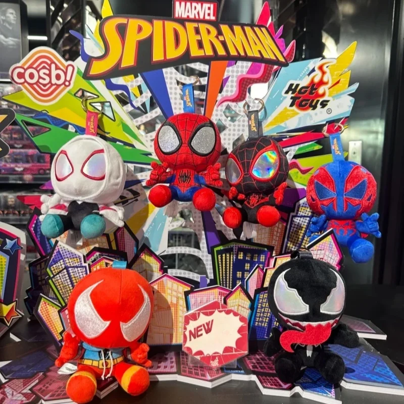 

Hot Toys Cosbi Spider-Man Blind Box Key Chain - Ghost-Spider Gwen Scarlet Spider Venom Cute Superhero Collectible Toy Gifts