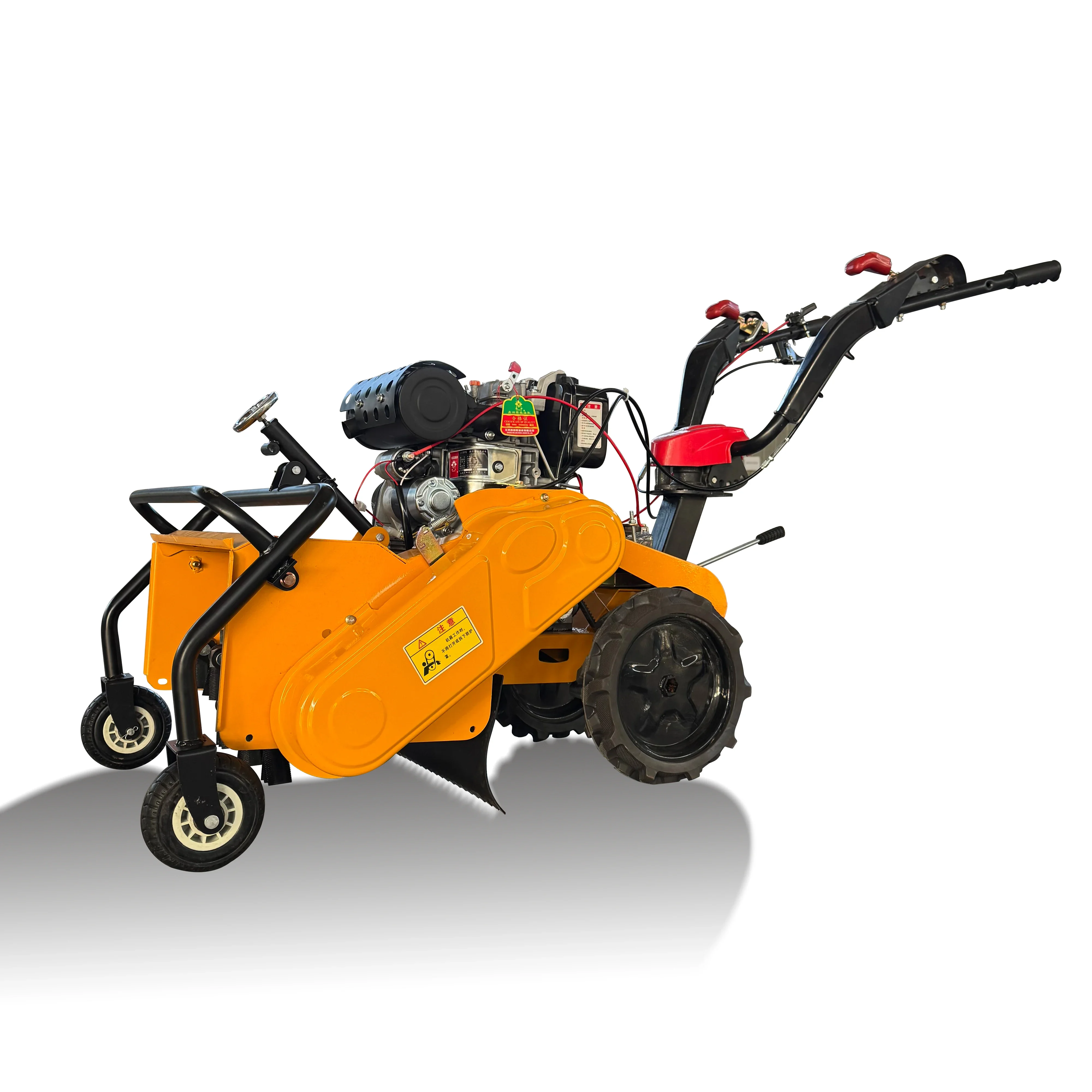 Small Farmland/Rotary Weeder Tiller Multifunctional Mini Walking Tractors Micro Tillage Machine Garden Green Power Tiller Weeder