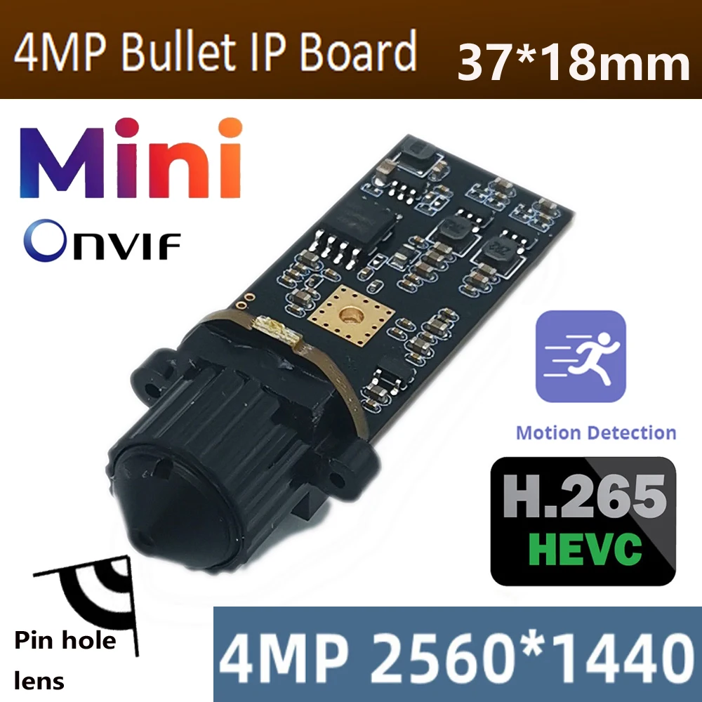 Imagem -02 - Mini ip Bullet Câmera Module Pcb Security Cctv P2p Rtsp Usado para Inspeção Subaquática Industrial Pipeline 1440p 1080p 30fps 4mp