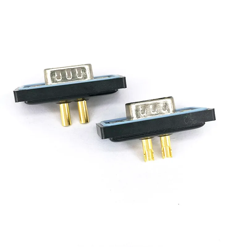 Waterproof D-SUB 2V2 male high current welding wire plug 2P connector 2-pin power socket DB2 core connector