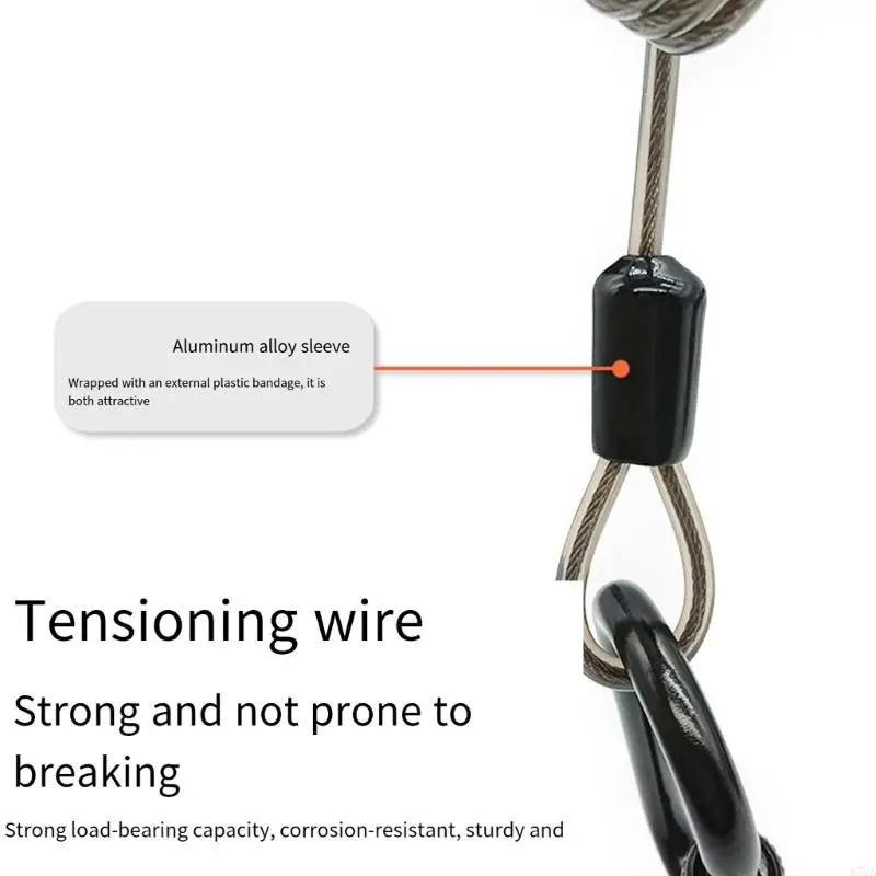 High Altitudes Work Safety Belt Rope Hook Electrician Protective Safety Harness Rope Wear Resistant Fall Prevention 87HA
