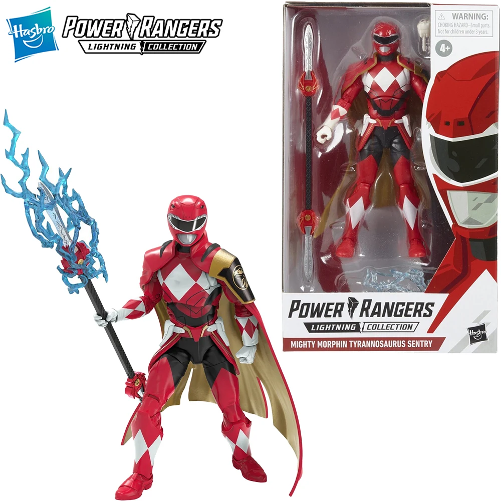

[In-Stock] Hasbro Power Rangers Lightning Collection Mighty Morphin Tyrannosaurus Sentry 15cm Action Figure Model Ornament Toys
