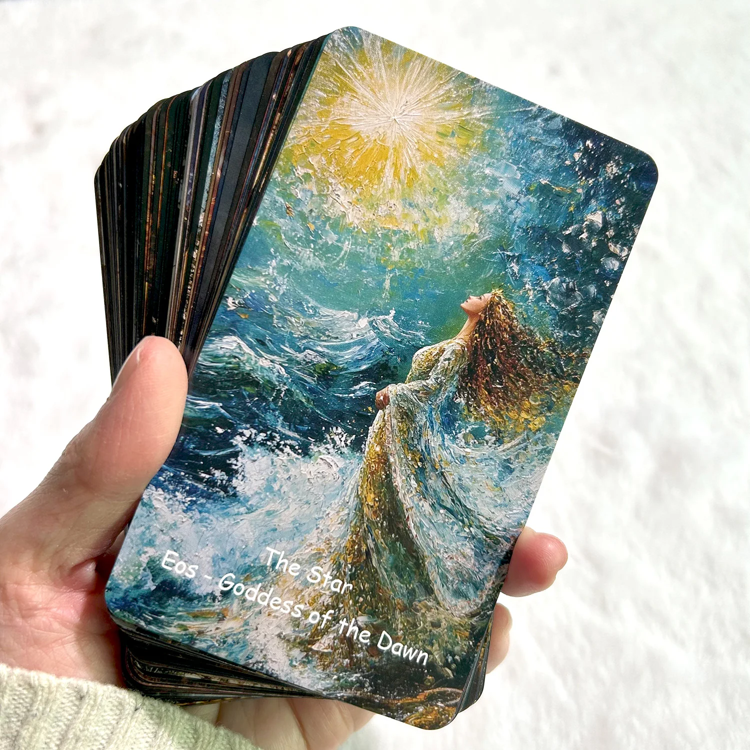 78PCS 70*120 มม.Tarot เทพนิยายกรีก Divination Rune เกมกระดานคลาสสิกนวัตกรรมธีมภาพประกอบคําสําคัญ