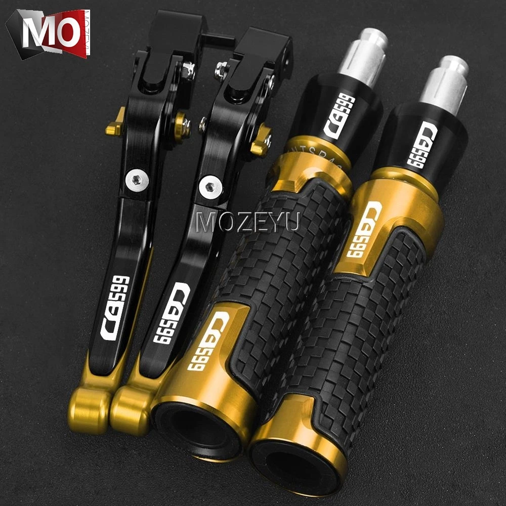 

For honda CB599 HORNET CB 599 2006 2005 2004 2003 2002 2001 2000 1999 1998 Motorcycle Brake Clutch Levers Handlebar grips ends