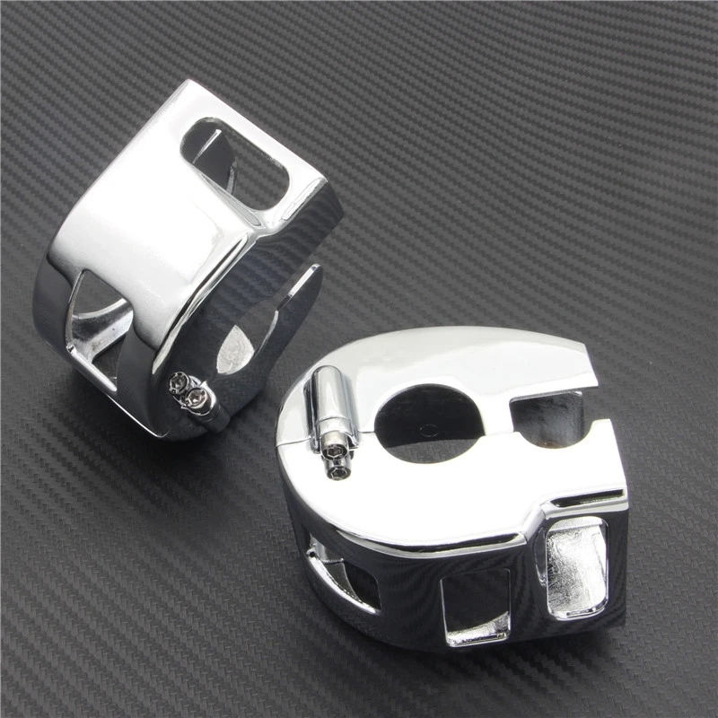 CHROME BILLET SWITCH HOUSING COVERS for Kawasaki  Vulcan VN900 2006-2012