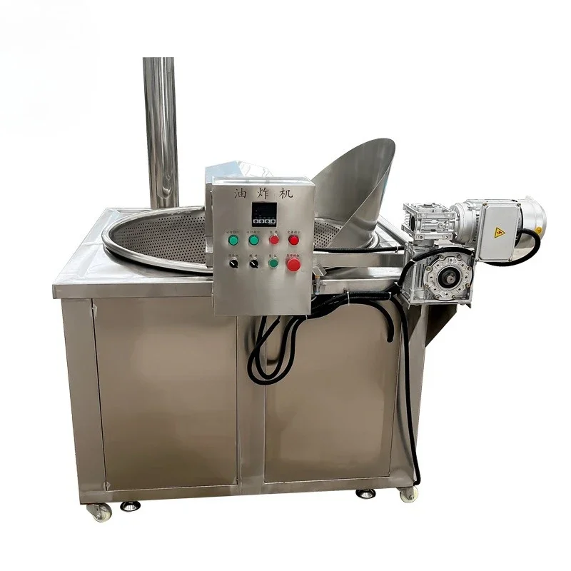 Frequency conversion electromagnetic heating energy saving and environmentally friendly frying machine