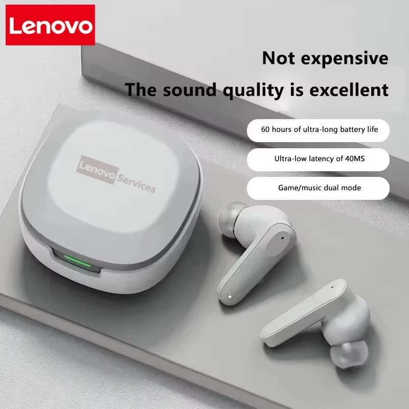 

Lenovo A98 Wireless Earbud Bluetooth 5.4 Headphones Noise Cancelling In-ear Waterproof Earphone with Microphone Longbattery life