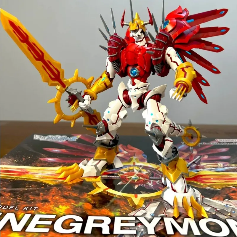 

Original Bandaispirits Figure-rise Standard Amplified Digimon Adventure Shinegreymon Anime Figure Collection Model Toys Gift