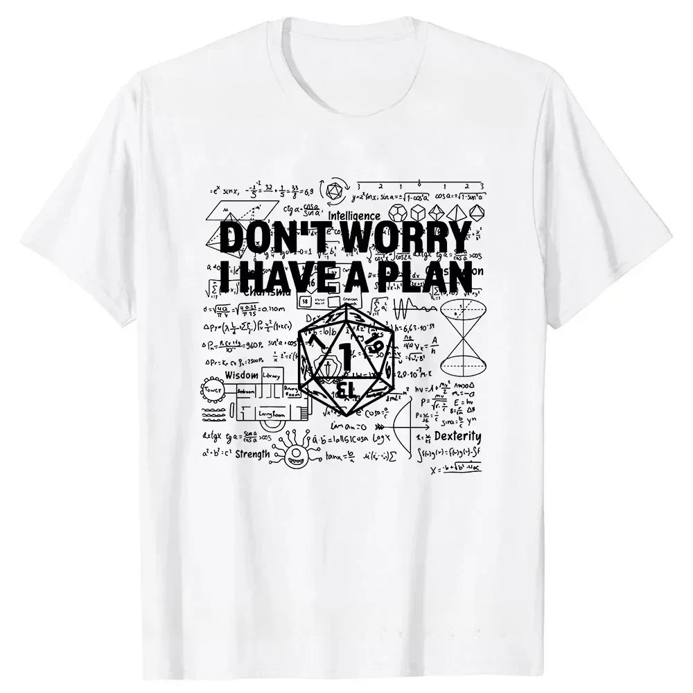 Retro ADHD&D Focus Reel Fun Game Player Dungeon DM RPG Dice Dragon T-shirt Summer Street Wear Gift T-shirt Men Y2K