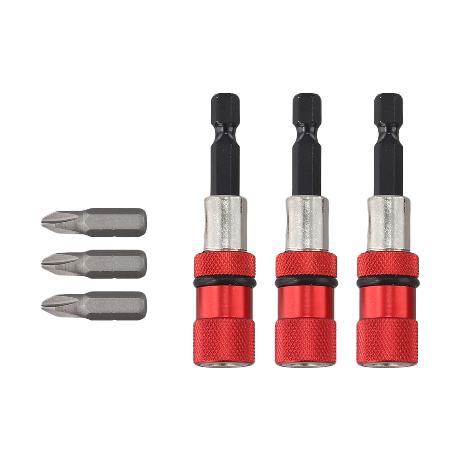 Adjustable Depth Screw Guide Holder Set For Drywall Wood Framing With PH2 Bits For 1 4 Inch Hex Drill Driver Accessories