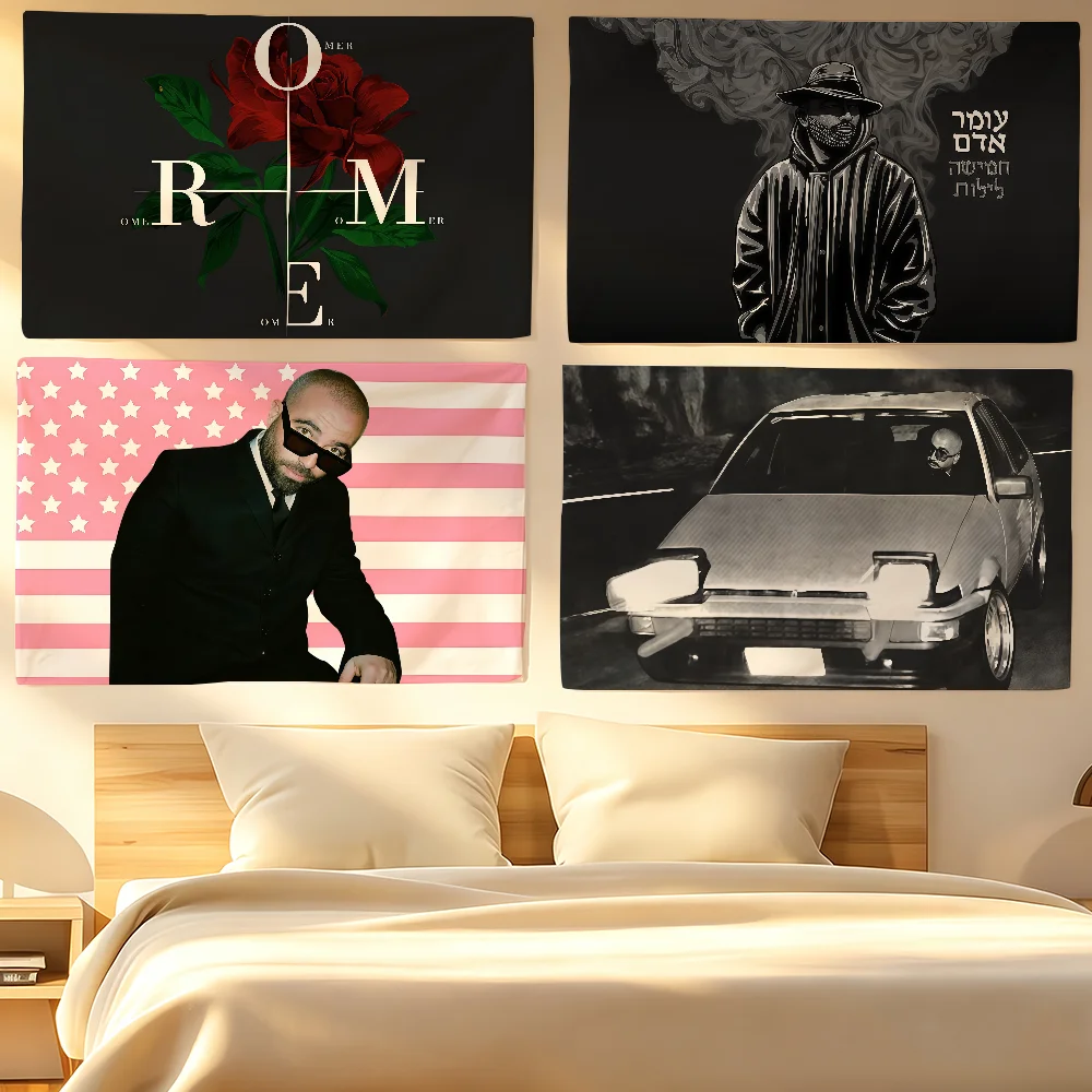 Israeli singer O-Omer A-Adam flag For Living Room Home Dorm Decor Wall Outdoor Camping Party Banner Gifts