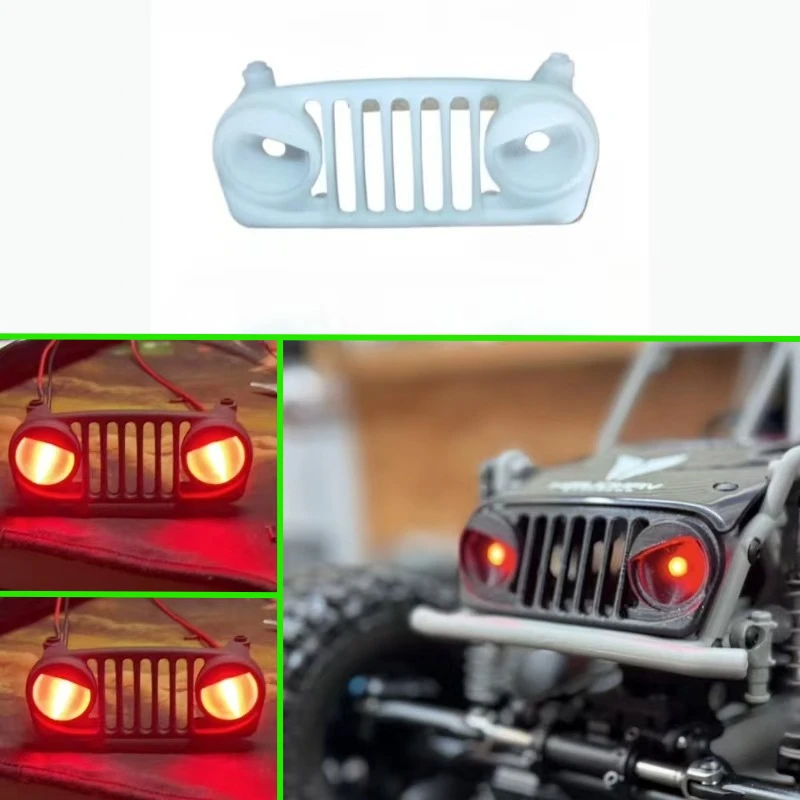 

Pipe Frame Climbing Car Bird Style Front Face 5mm LED Light for 1/10 RC Car VP OPTIC H10 KIT Upgradeds Accessories