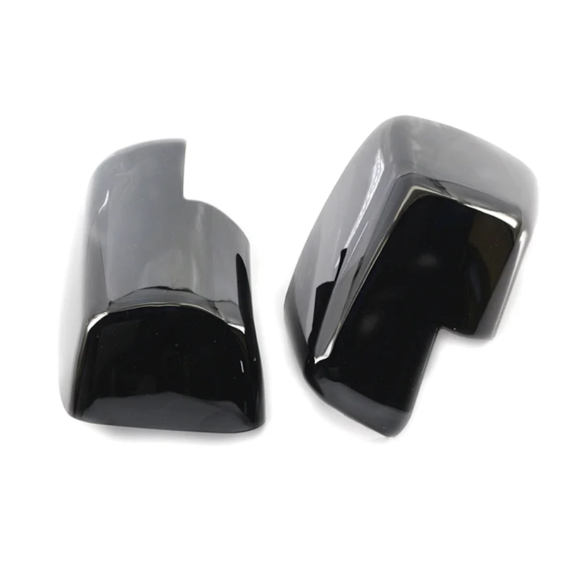 

Чехлы на боковые зеркала заднего вида автомобиля, глянцевые черные чехлы на зеркала заднего вида из АБС-пластика для Land Rover Discovery 3 Freelander 2 2004-2009 гг.