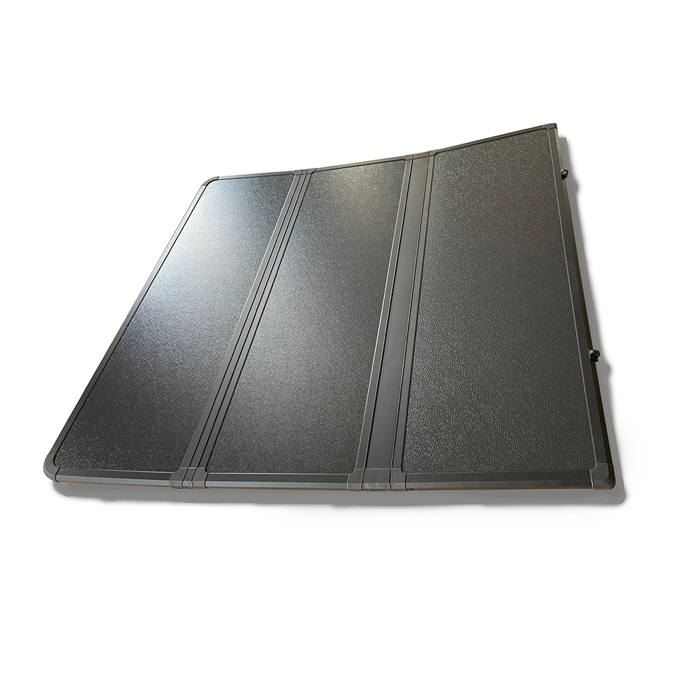

High Quality Waterproof Hard Tonneau Tri-fold Truck Bed Cover Convenient for Installation Compatible for Dodge RAM1500 5.7FT