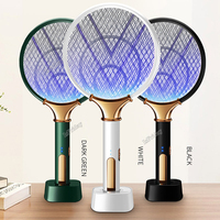 1200mAh Electric Mosquito Swatter LED Rechargeable Anti Fly Bug Zapper Killer Trap Insect Racket Pest Control Product