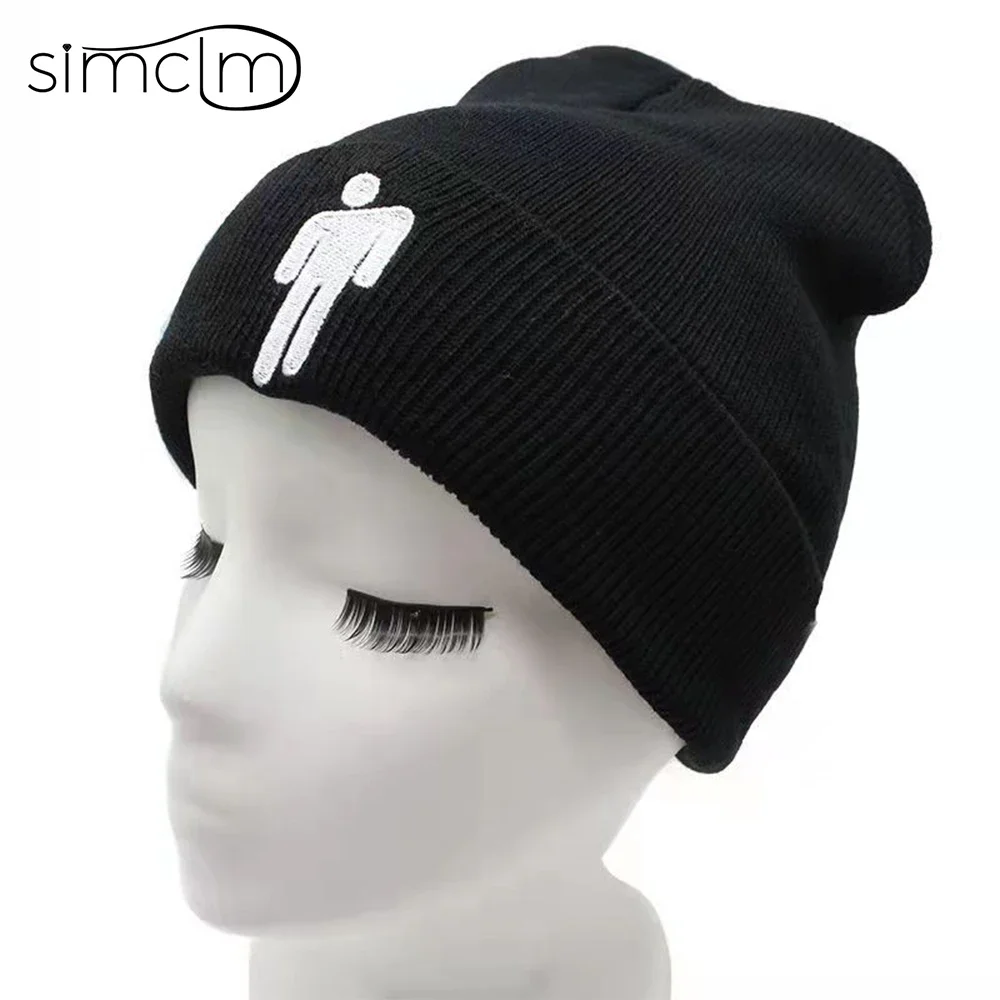 Gorro de punto para mujer, gorros gruesos de marca, regalo de Navidad, invierno, 2024