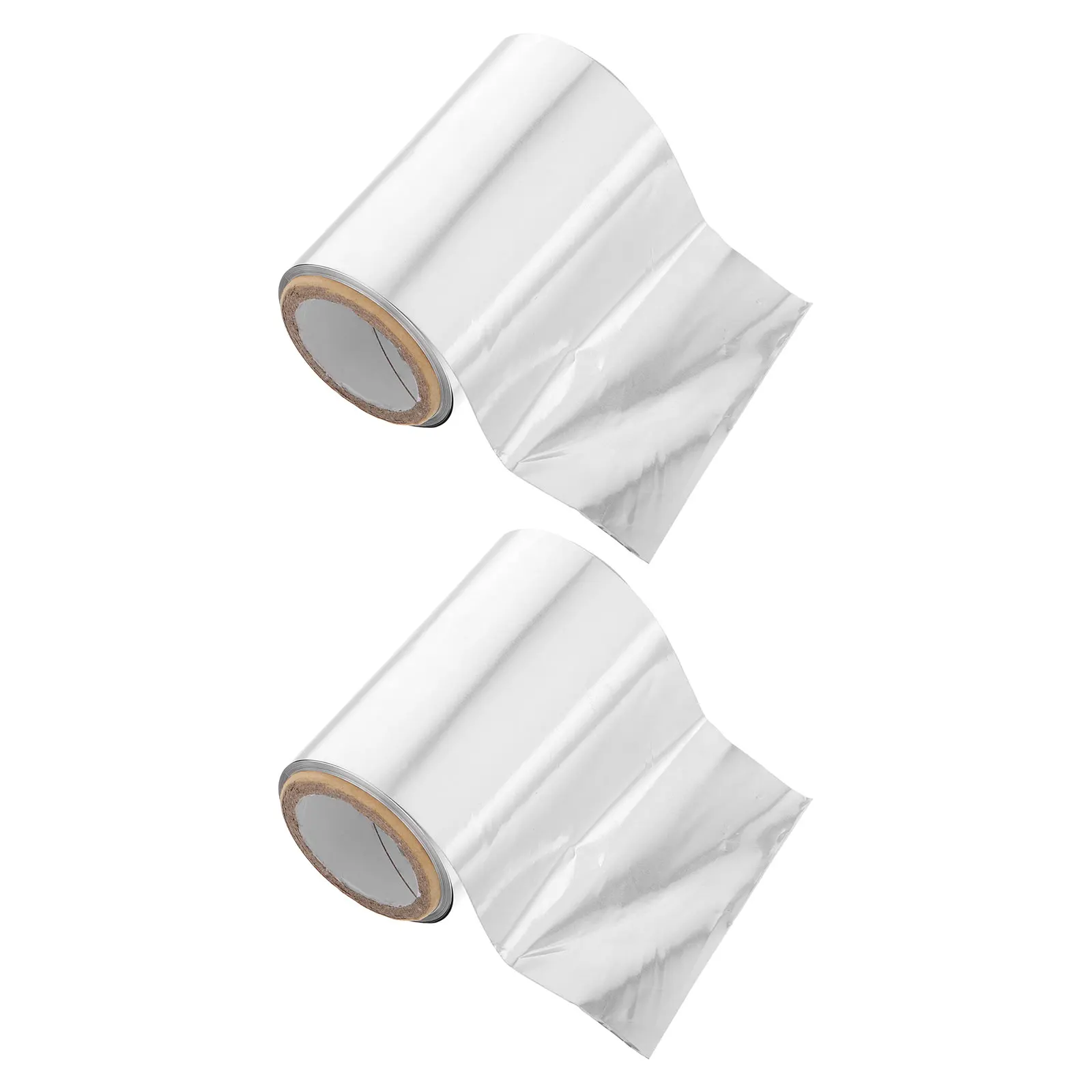 

2pcs 2 Rolls Heat Resistant Aluminum Roll For Hair Coloring Perming Dyeing Salon Home Use Professional Hair Wrapping Tool