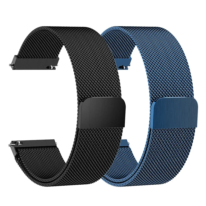 Milanese loop For Amazfit GTS/GTR-4-3-2-2e-Mini-Pro/stratos 3 Metal Bracelet 20mm 22mm watch band for Amazfit bip-U-S-lite strap