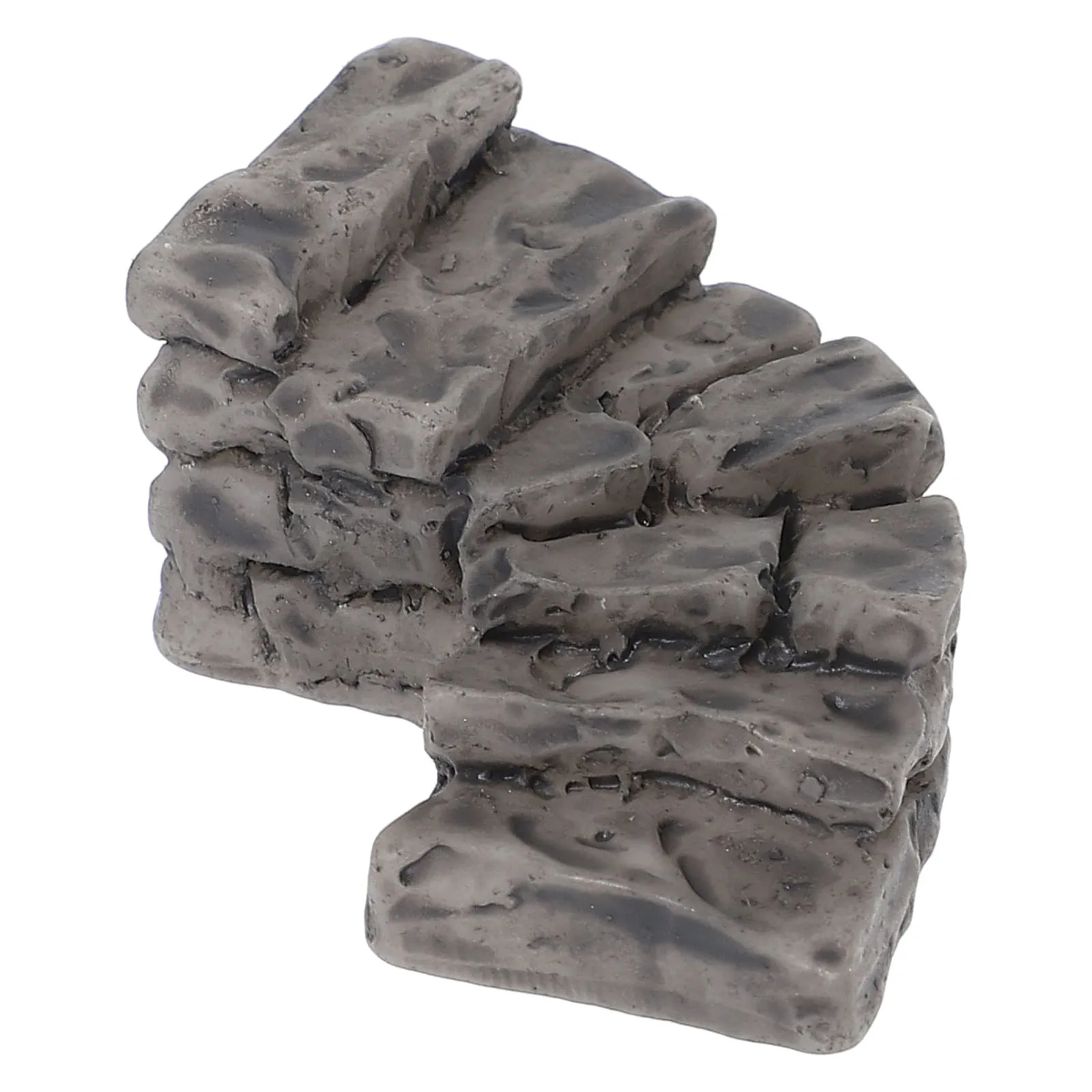 

Micro Stone Bridge Stairs Grey Resin Garden Miniatures Home Decor Simulated Stone Fairy Accessories Mini Landscape Ornaments