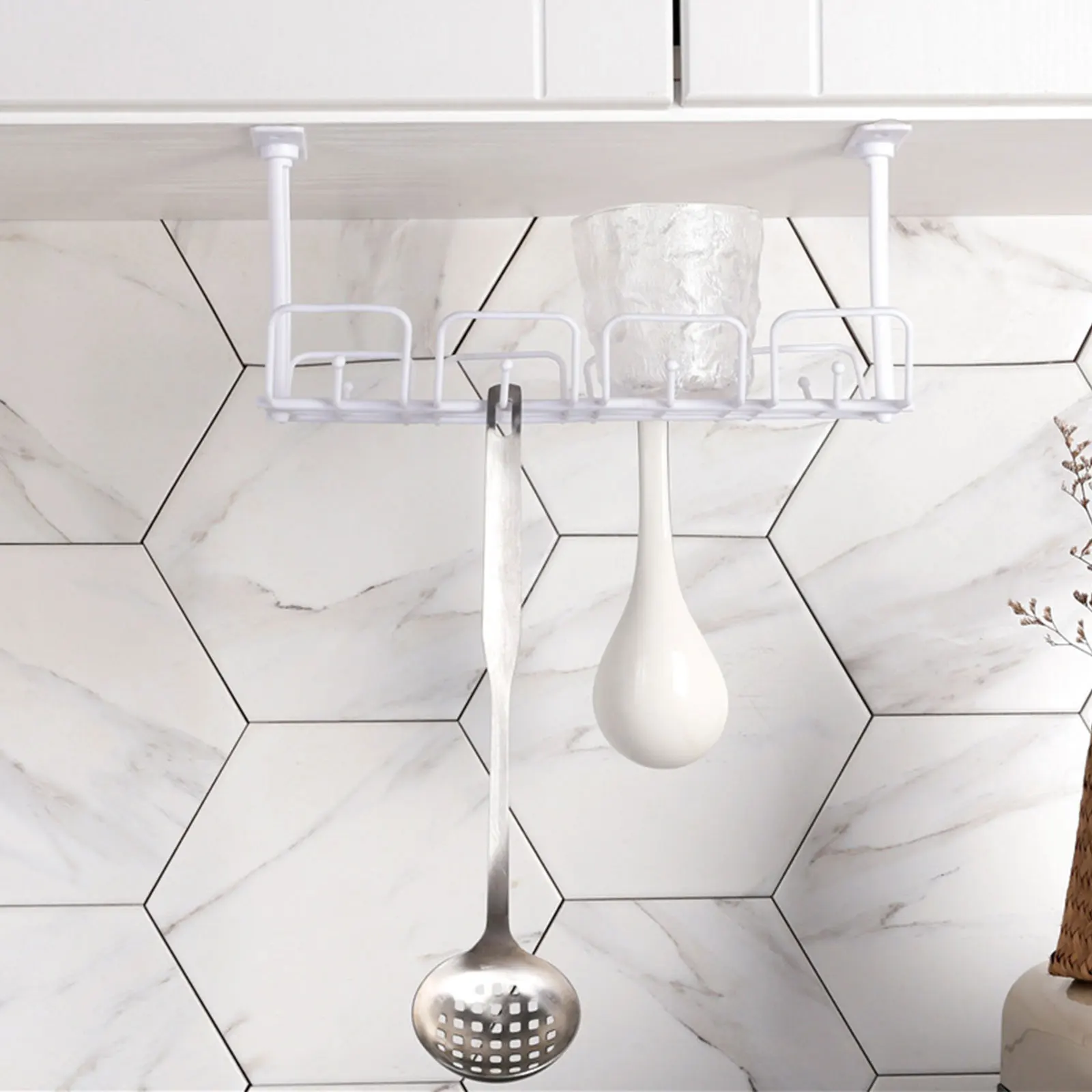 

Under Desk Cable Storage Basket Office Desk Shelf Wire Organizer Lightweight Strong Shelf for Pens Cables Accessories