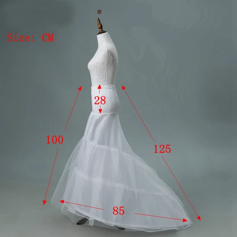 Jupon en Tulle Blanc à 2 Cerceaux de Taille Réglable, pour Robe de Mariée, Éducatif