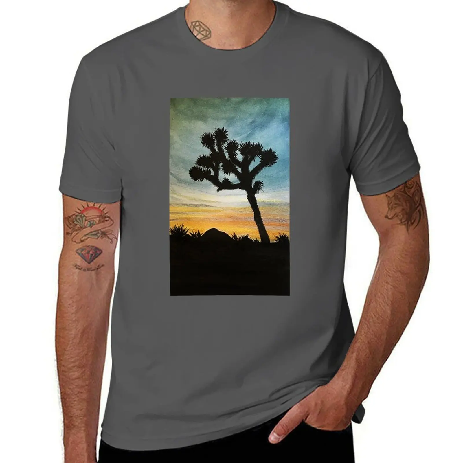 

Joshua tree T-Shirt Odor Resistant Short Sleeve Top