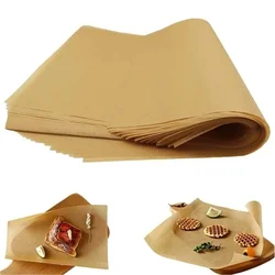 50/100PC size 25*35cm/20*20cm/20*30cm/30*40cm parchment paper baking paper oiled paper suitable for cake pastry food Bakeware