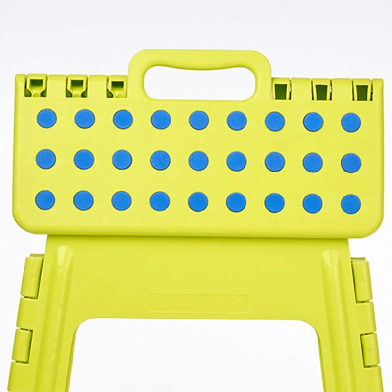 Sgabello pieghevole sedile per sedia portatile per bagno di casa cucina giardino campeggio bambini maniglia sgabello pieghevole portatile, C
