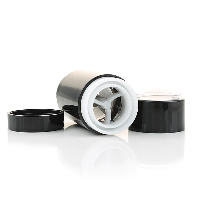 40g Przezroczysty Okrągły Pojemnik na Dezodorant do Napełniania od Dołu, Przenośny, Przezroczysty, Wielokrotnego Użytku, Tubka na Dezodorant do Domowego Użytku i Przenoszenia