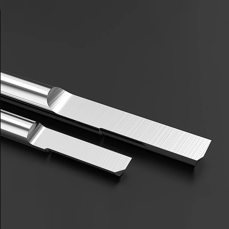 0.8-6mm Vhm Enkele Fluit Rechte Router Bit End Mill CNC Frees Graveren Tool Voor MDF Plastic HRC63