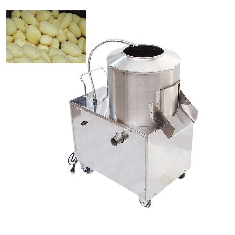 Commercial Ginger Washer Peeler Potato Sweet Potato Washing and Peeling Machine