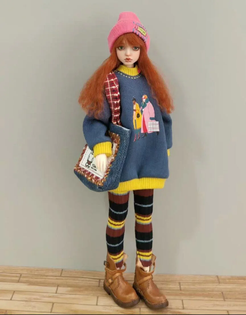 Hot 3pcs sporty style clothes blythe doll outfit 1/6 30cm(Fit for Pullip,Ob22/24/26, Licca)