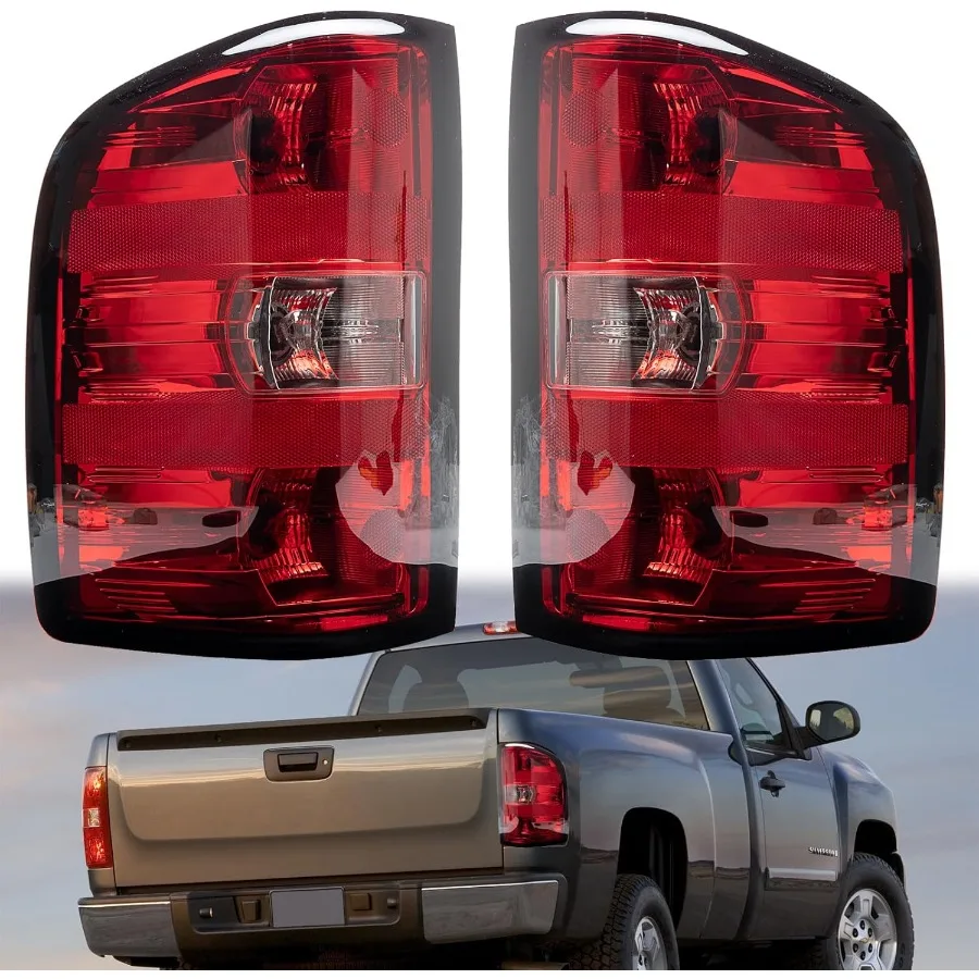 

Задний фонарь в сборе, совместимый с Chevy Silverado 1500 2500HD 3500HD 20072013, со стороны водителя и пассажира, со встроенной Bul