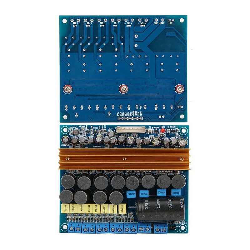A69F-Digital Power Amplifier Board, 100W+100W+4X50W AMP Module TPA3116 5.1 Sound-Channel Class D Audio Amplifier Board