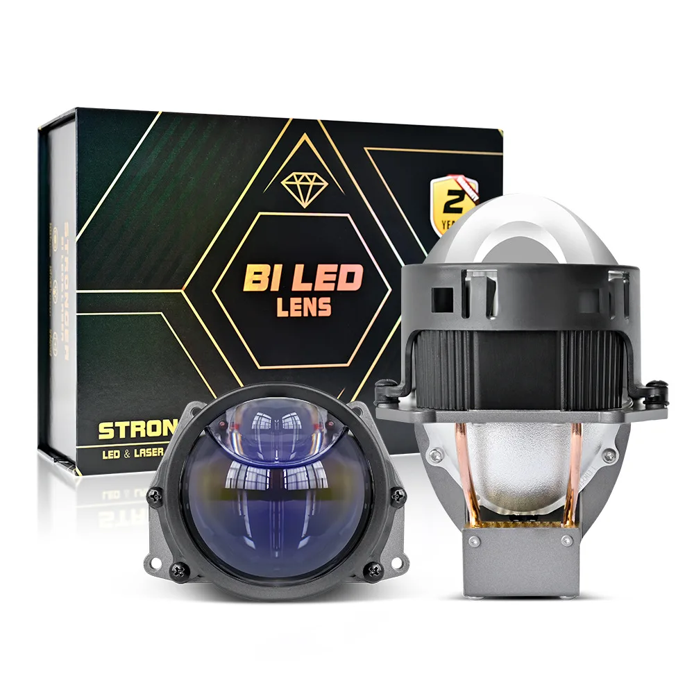 

3 Inch Bi Beam Laser LED Headlight 70W Single Direct Beam Ultra Bright High Low Integrated Universal Car Motorcycle Accessories