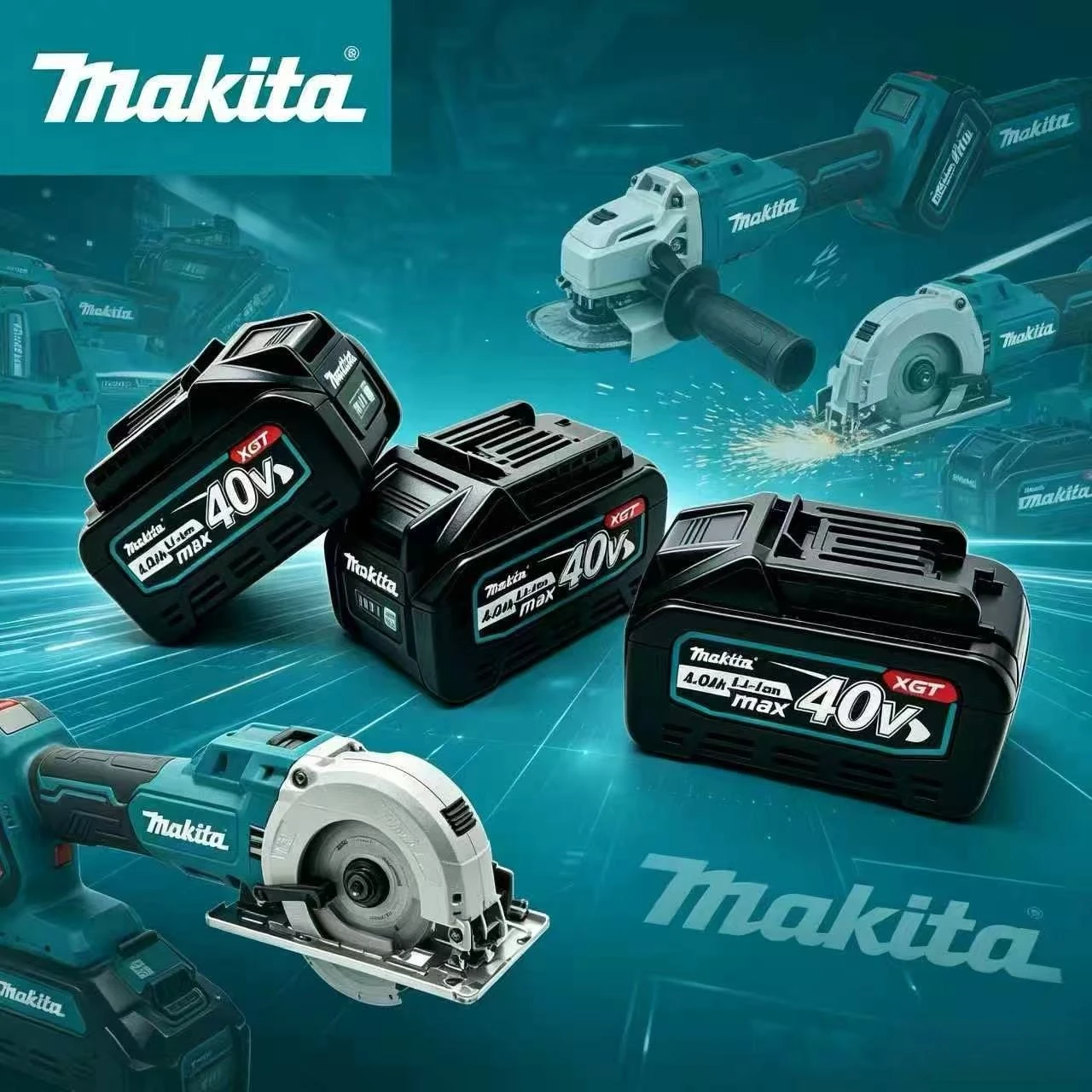 

Makita New 40V 4.0Ah Safe Durable Low Self Discharge Lithium Battery Long Cycle Life Compatible BL4040 Cordless Power Tools