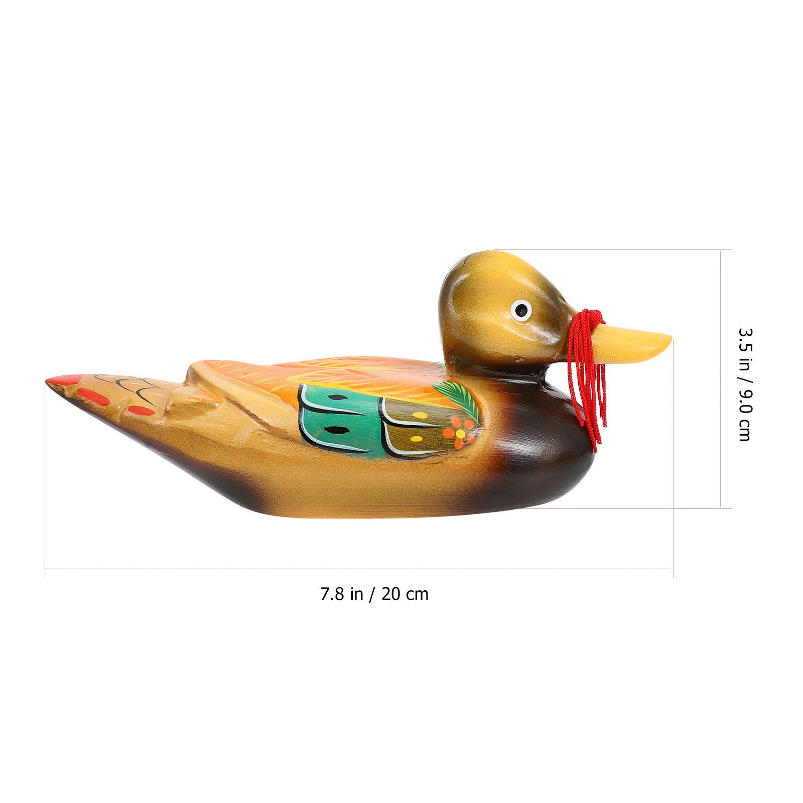 

2Pcs Decor Wooden Craft Home Desktop Ornament Wedding Living Room Bedroom Decoration Colorful Drawing Artware