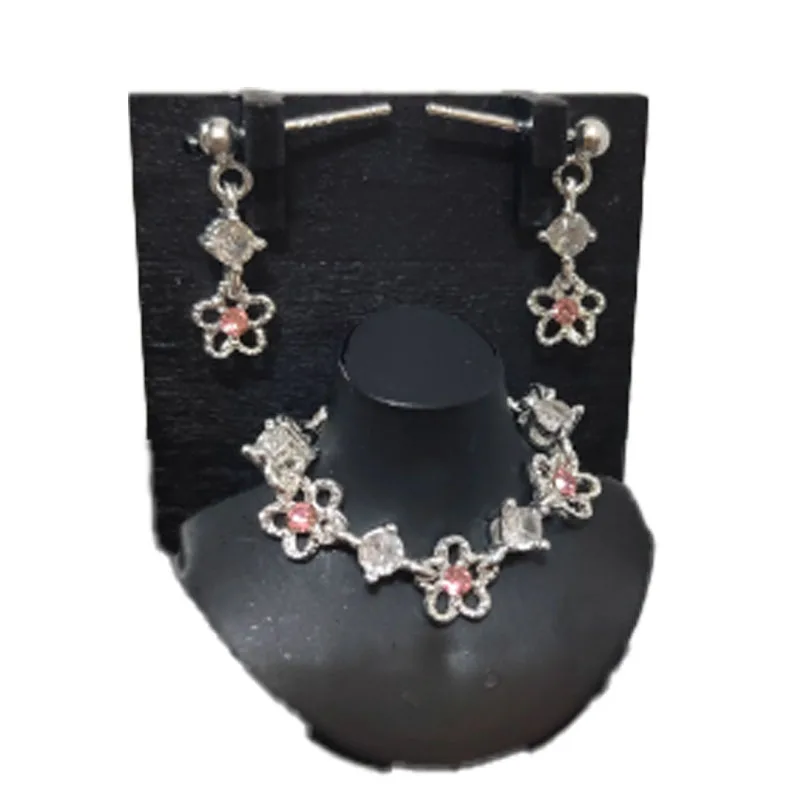 Need 15days process time LX1251 New HandmadeToy earrings necklace Crystal diamond accessories for your1/6 30cm babi fr fr2 dolls
